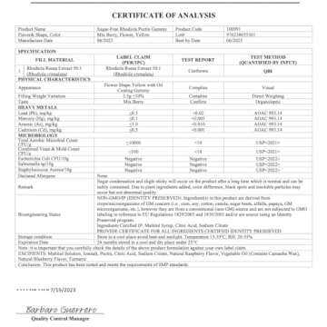 Sugar-Free Rhodiola Rosea Gummies for Energy & Mood