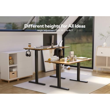 Claiks Electric Standing Desk Adjustable Height Ergonomic Office