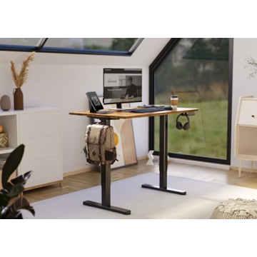 Claiks Electric Standing Desk Adjustable Height Ergonomic Office