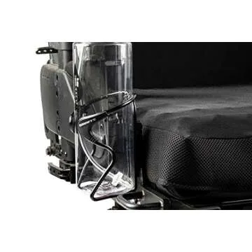 Giraffe Bottle Aluminum Bottle Holder with Rail Mount Bracket (Universal for Quantum, Permobil, and Similar)