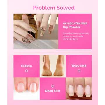 MelodySusie Cordless Electric Nail Drill 25000RPM Portable Kit