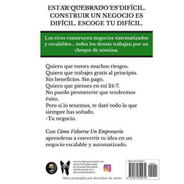 Como volverse un empresario: Aprende a construir un negocio exitoso paso a paso y a levantar capital...