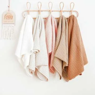 Konssy Waffle Baby Blanket - Soft and Durable Nursery Essential