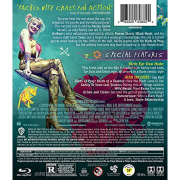 Birds of Prey Blu-ray - Thrilling Action and Empowering Storyline