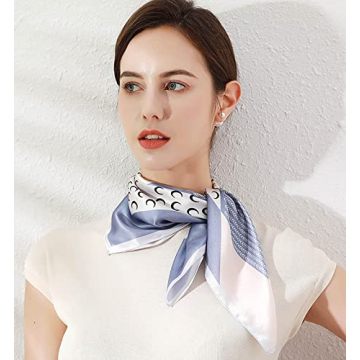 Stylish kcctoo Mulberry Silk Feeling Scarf for Versatile Fashion