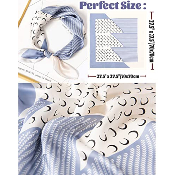 Stylish kcctoo Mulberry Silk Feeling Scarf for Versatile Fashion