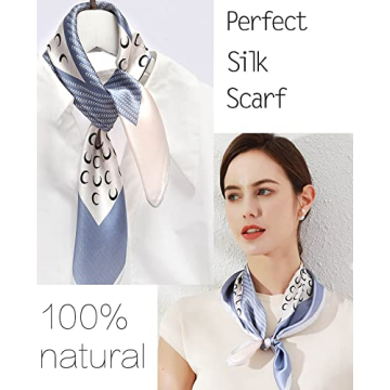 Stylish kcctoo Mulberry Silk Feeling Scarf for Versatile Fashion