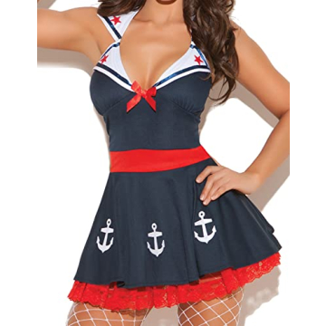 Navy Captain Sailor Costume for Halloween & Cosplay