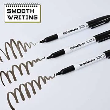 Dabo&Shobo Dry Erase Markers, （80 Count, Black,Chisel Tip）-White Board Markers/Pens ，Very Suitable for Writing on The School、 Office 、Home Dry Erase whiteboard Mirror Glass…