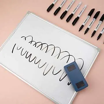 Dabo&Shobo Dry Erase Markers, （80 Count, Black,Chisel Tip）-White Board Markers/Pens ，Very Suitable for Writing on The School、 Office 、Home Dry Erase whiteboard Mirror Glass…