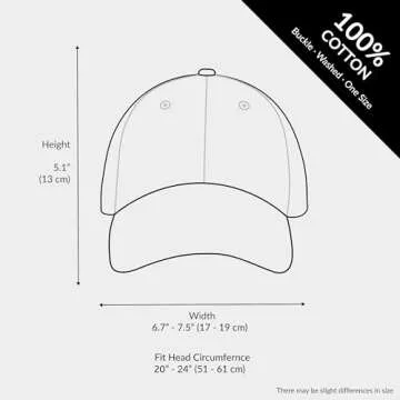 The Hat Depot Washed Cotton Baseball Cap for All