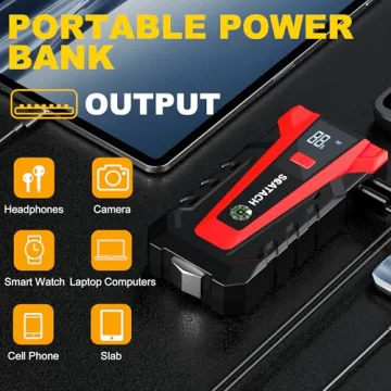 Scatach 3000A Jump Starter: Compact & Powerful Car Boosters