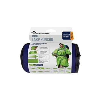 Sea to Summit Nylon Tarp Poncho - Versatile 4-in-1 Outdoor Gear
