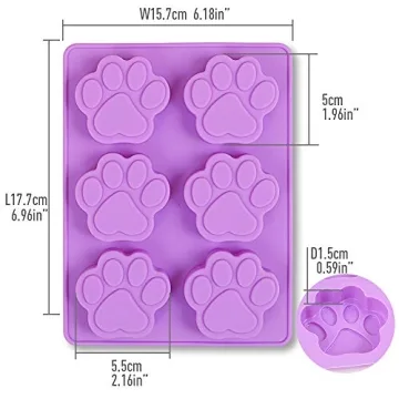 Cozihom Silicone Molds for Cute Dog Treats and More