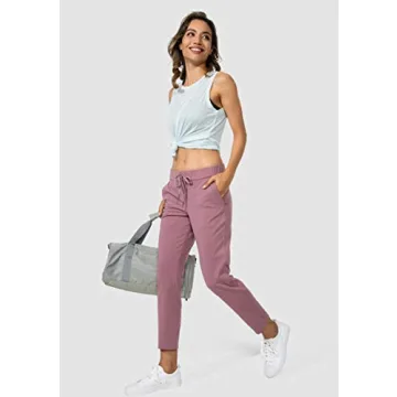 G Gradual Women's 7/8 Stretch Sweatpants with Pockets