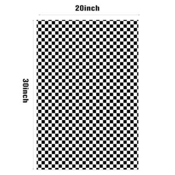5 Sheets Folded Race Car Wrapping Paper Checkered Party Gift Wrapping Paper for Kids Birthday,Shower,Celebration DIY Crafts Gift Packing, 20 x 30 Inch