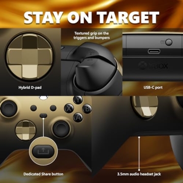 Ultimate Xbox Wireless Controller – Gold Shadow Edition