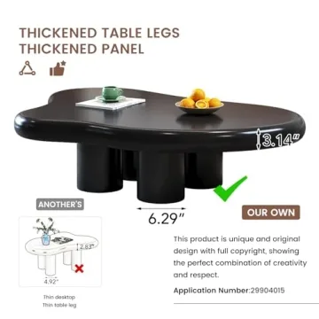 Guyii Cloud Coffee Table for Stylish Living Rooms