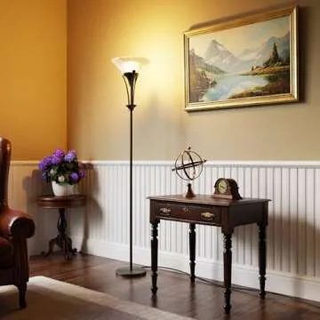 Gatineau 70" Floor Lamp - Elegant Dark Bronze Design