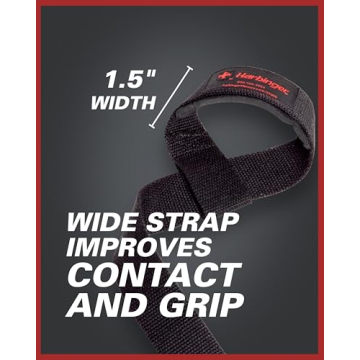 Harbinger Lift Straps - Padded Cotton for Ultimate Grip