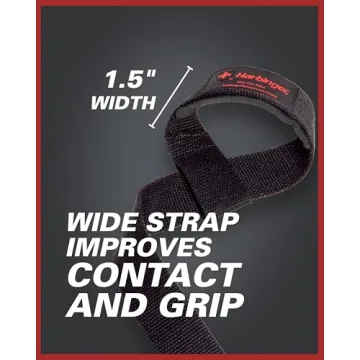 Harbinger Lift Straps - Padded Cotton for Ultimate Grip