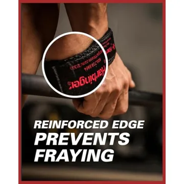 Harbinger Lift Straps - Padded Cotton for Ultimate Grip