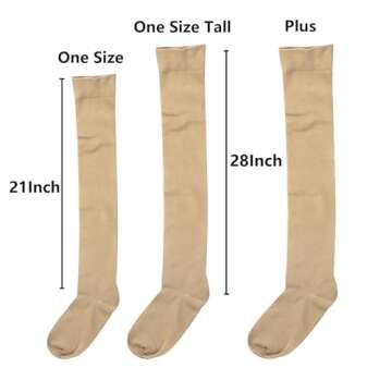 Bestjybt Thigh High Socks for Women - Warm & Stylish