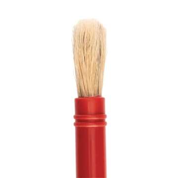 10 Pack of Colorations Plastic Chubby Paint Brushes