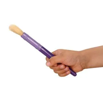 10 Pack of Colorations Plastic Chubby Paint Brushes