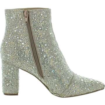 Betsey Women's Sb-Cady Ankle Boot, Rhinestone, 7