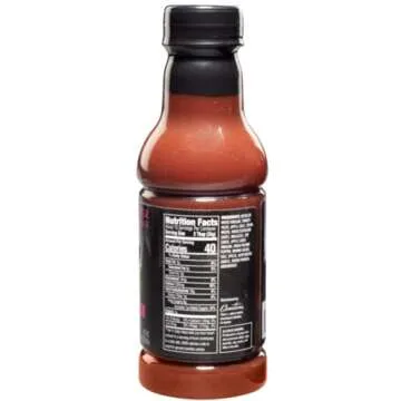 Tony Piggs Hot BBQ Sauce Fresno Creeper Flavor (19oz)- Great Condiment Topping for Wings, Ribs & Burgers at Parties- Barbecue Sauce w Hot Sauce Heat from Fresh Peppers- Grilling Gift for Men