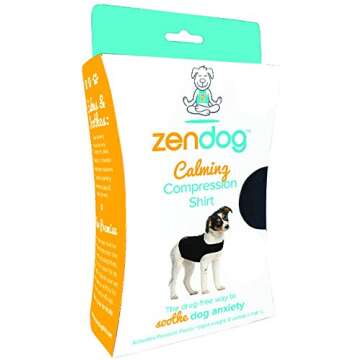 ZenPet ZenDog Anxiety Dog Vest Calming Compression Shirt (X-Small)