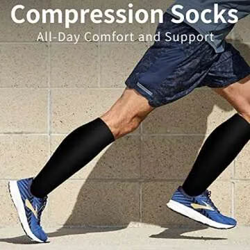 Laite Hebe Compression Socks for Men & Women - 8 Pairs