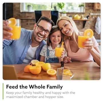 Hurom H400 Slow Juicer | Easy Clean, Compact, Quiet Motor