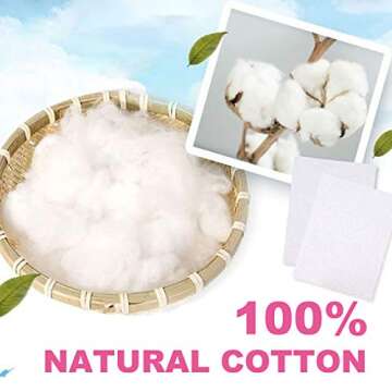 1000 Pcs Gel Nail Polish Remover, Lint Free Nail Wipes Cotton Pad with a Pump Dispenser Bottle Disposable Nail Polish Remover for Soak Off UV Gel Polish Clean Acrylic Nails Remover