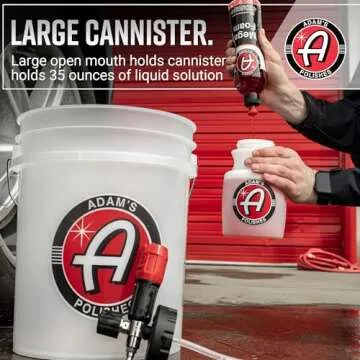 Adam's Premium Foam Cannon - Foam Cannon Soap Sprayer for Car Wash | Sprayer Cannister for Pressure Washer 1/4" Quick Disconnect