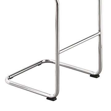 Bar Stools Set of 2, 30" Bar Height Barstool with Rattan Back, Velvet Upholstered Bar Stool, Metal Frame in Chrome Finish, Mid Century Modern Kitchen Stool Bar Chair for Island Home Pub, (Yellow)