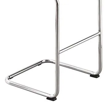 Stylish Bar Stools Set with Rattan Back & Velvet Cushion