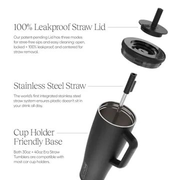 BrüMate Era Insulated Tumbler 40 oz - Leakproof Design