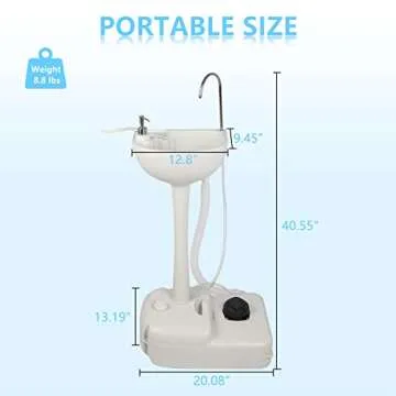 Outvita Portable Camping Sink for Outdoor Handwashing