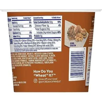 Cream of Wheat Maple Brown Sugar To-Go Cups - Pack of 6