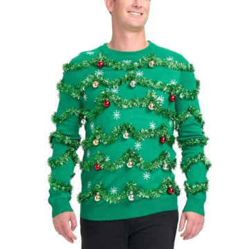 Tipsy Elves Men's Ugly Christmas Sweaters - Funny and Tacky Christmas Sweater