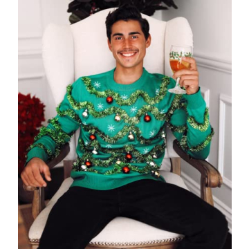 Tipsy Elves Men's Ugly Christmas Sweaters for Holiday Fun