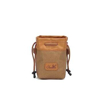 peacechaos Compact Camera Bag, Lightweight DSLR/Mirrorless Shoulder Bag with Adjustable Strap, Water-Resistant, Fits Camera and Lens, Ideal for Travel