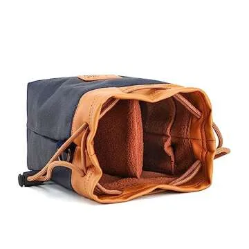 peacechaos Compact Camera Bag, Lightweight DSLR/Mirrorless Shoulder Bag with Adjustable Strap, Water-Resistant, Fits Camera and Lens, Ideal for Travel