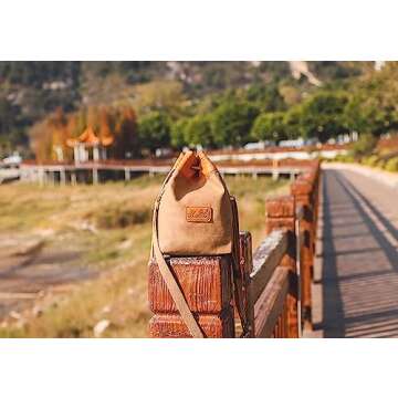 peacechaos Compact Camera Bag, Lightweight DSLR/Mirrorless Shoulder Bag with Adjustable Strap, Water-Resistant, Fits Camera and Lens, Ideal for Travel