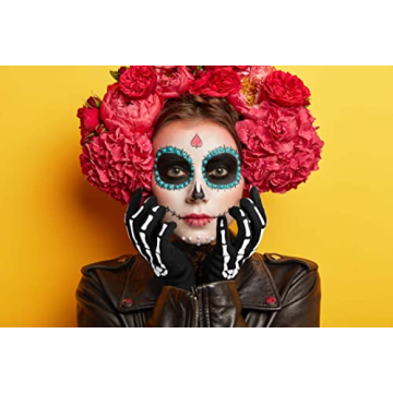 CROSSFINGERS Skeleton Gloves for Halloween and Cosplay