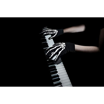 CROSSFINGERS Skeleton Gloves for Halloween and Cosplay