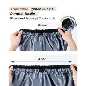 Long Bonnet Braid Bonnets for Sleeping Satin Bonnet Silk Bonnet Hair Braid Bonnet for Sleeping Bonnets for Black Women