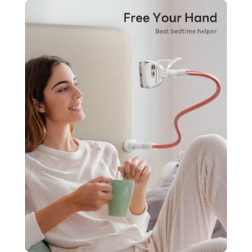 SAIJI Gooseneck Phone Holder - Versatile and Sturdy Solution